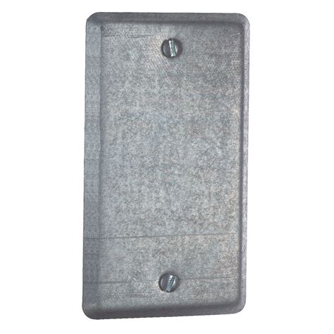 steel city 1-gang rectangle metal electrical box cover|metal boxes for sale.